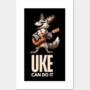 UKULELE UKE CAN DO IT Posters and Art